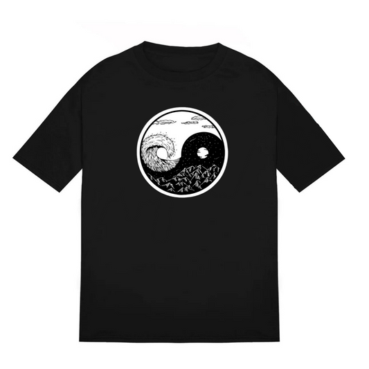 Yin Yang T-Shirt | Black For Men and Women