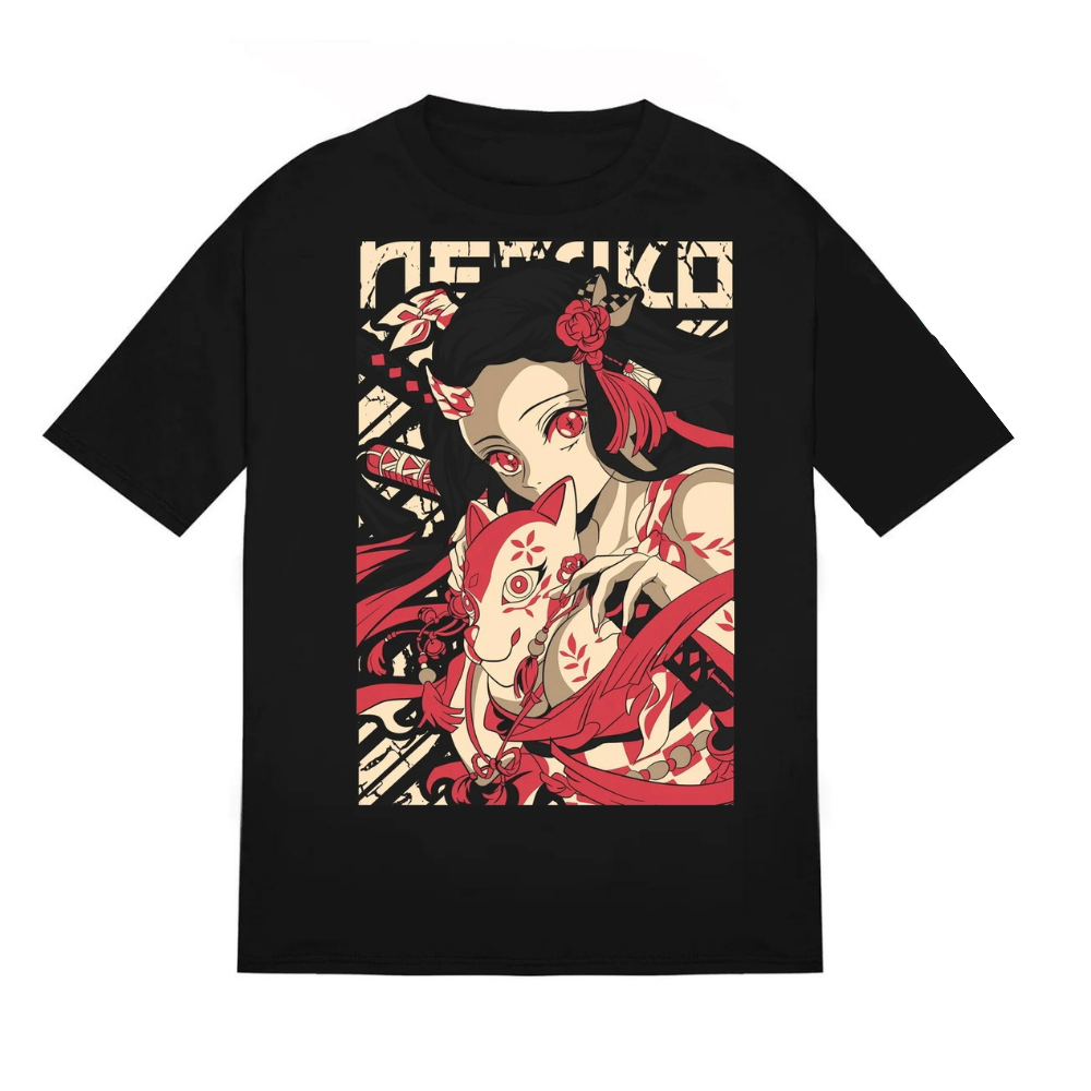 Oversized Demon Slayer Nezuko Cute T-Shirt | For Men and Women