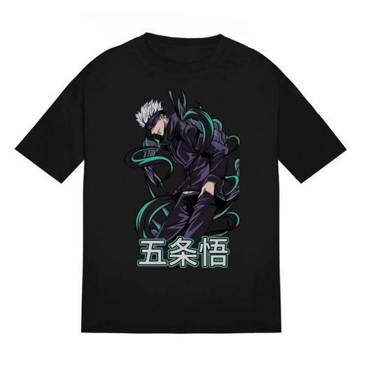 Jujutsu Kaisen Gojo Black T-Shirt | Men and Women