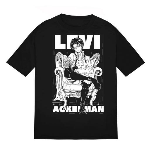 Oversized Attack On Titan Levi Customised T-Shirt