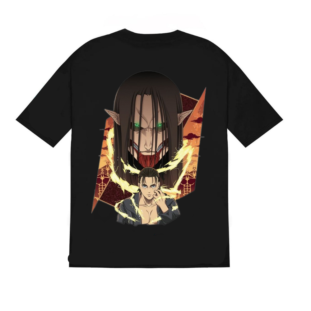 Oversized Attack On Titan Customised T-Shirt